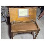 Organ Bench Ready for Restoration or Decor