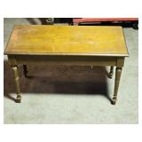 Charming Turned Leg Piano Bench