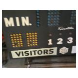Vintage School Scoreboard - Was working after removal, needs electrical work to get fired back up