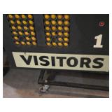 Vintage School Scoreboard - Was working after removal, needs electrical work to get fired back up