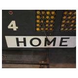 Vintage School Scoreboard - Was working after removal, needs electrical work to get fired back up