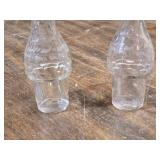 Victorian Silverplate Cruet Set with Etched Glass Bottles