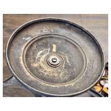 Ornate Victorian Silverplate Triple Bowl Holder with Floral Design