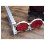 Vintage Road Side Emergency Reflectors and Flags