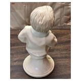 Pair of 1971 J. Kendrick Sculpted Figures – Musician and Listener