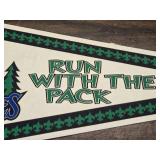 Minnesota Timberwolves Banner Run with the Pack