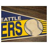 Vintage Seattle Mariners MLB Pennant
