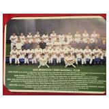 2003 Minnesota Twins Old Dutch Pennant with Team Photo