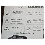 1968 Trollhaugen, WI Country Western Music Fest Poster - Slim Whitman and More