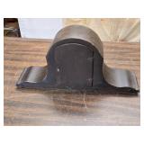 Vintage Black Mantel Clock with Art Deco Style