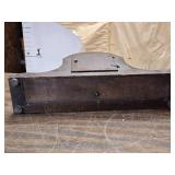 Vintage Black Mantel Clock with Art Deco Style