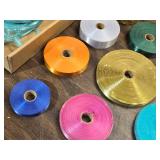 Lot of Various Colors of Ribbon for Crafts and Designs
