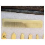 Antique Grooming Set Tools and Vintage Combs