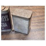 Various Household and Spice Tins