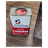 Various Household and Spice Tins