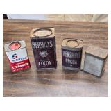 Various Household and Spice Tins