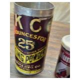 Vintage Baking Powder and Antiseptic Packages