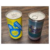 Sir Walter Raleigh Tobacco Tin, Arrowhead Beer Can and an Aquatennial Beer Can
