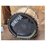 Yamaha Marching Bass Drum with Black Resonant Head