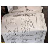 Vintage Aircraft Life Vest with CO2 Inflation System
