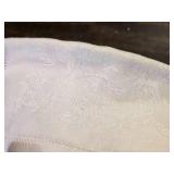 Vintage Cloth Table Napkins with Ornate Design