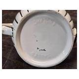 Vintage Sadler England Gold Stripe Ceramic Teapot