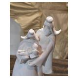Vintage White Porcelain Nativity Scene Figurine