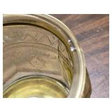Vintage Glass and Brass Dishware - Pink, Amber, and Yellow