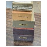 Lot of 5 Cigar Boxes