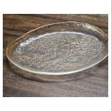 Glass Serving Tray, Avon Cruet, Made in Japan Sugar Bowl
