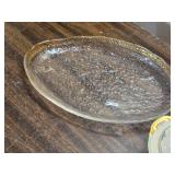 Glass Serving Tray, Avon Cruet, Made in Japan Sugar Bowl