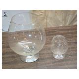 Lot of 2 Oversized Snifters