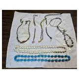 Assorted Lot of Necklaces with Stone and Stone Like Charms
