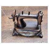 Small Decorative or Doll House Metal Cash Register, Sad Irons, Coffee Grinder, Sewing Machine