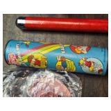 Chipmunks Alarm Clark, Bugs Bunny Car, Kaleidoscope, Plastic Helicopter, Small Metal Car