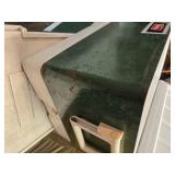 Lot of 3 Vintage Green Coleman Coolers - One has cracked plastic - See pics for condition
