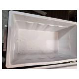 Lot of 3 Vintage Green Coleman Coolers - One has cracked plastic - See pics for condition