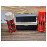 Thermos and Alladin Coffee and Lunch Box