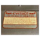 Air-Flo Everhot Space Heater - Gets Glowing Red Hot, Fan a Little Slow to Get Going