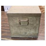 24x12x12 Steel Chest with 2 Compartments Inside