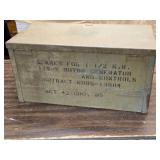 24x12x12 Steel Chest with 2 Compartments Inside