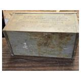 24x12x12 Steel Chest with 2 Compartments Inside