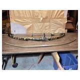 Old Bear Compound Bow and Old Fiberglass Recurve Bow