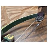 Old Bear Compound Bow and Old Fiberglass Recurve Bow