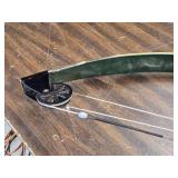 Old Bear Compound Bow and Old Fiberglass Recurve Bow