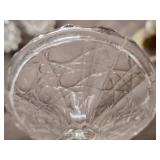 Crystal, Wood and Glass Candle Holders