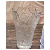 Green Glass Vase, Crystal Vase, Milk Glass McGill Whiskey Bottle