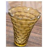 Green Glass Vase, Crystal Vase, Milk Glass McGill Whiskey Bottle