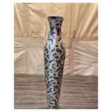 Tall Metal Vase