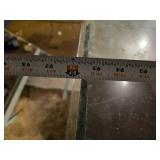 Large Vintage Glass Top and Wood Shop or Store Counter